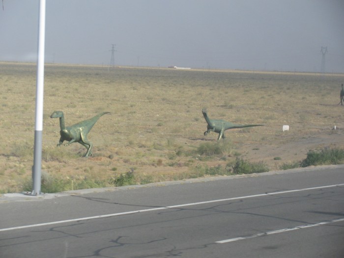 Gobi çölünde dinazor