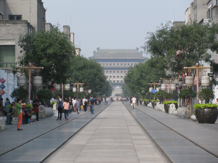 Qianmen caddesi