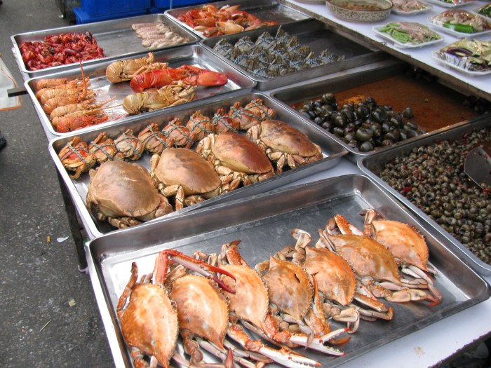 Deniz mahsülü ağırlıklı