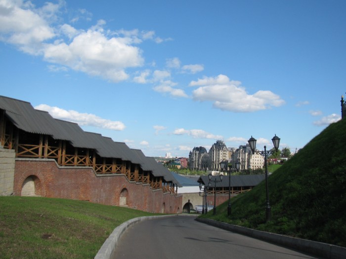 Kazan Kremlin duvarları