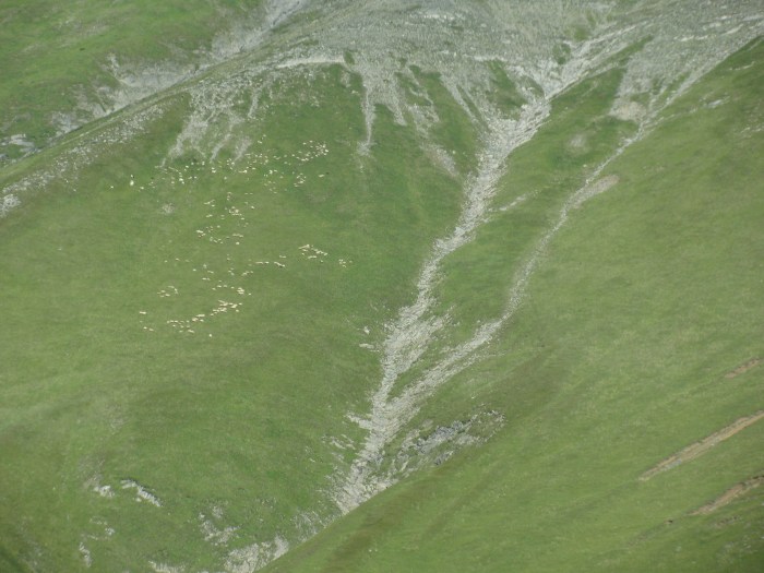 Kazbegi'ye tırmanırken
