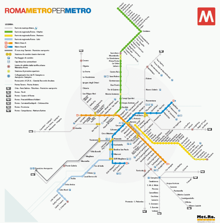 Rome-Metro-Map